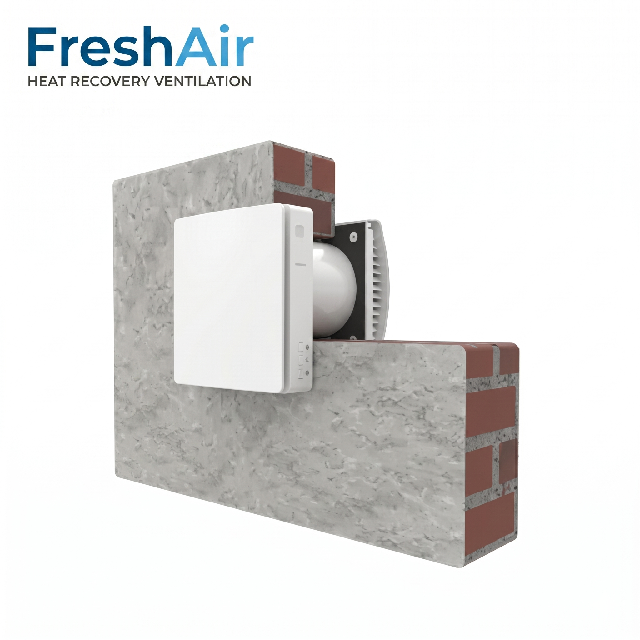 FreshAir Eco Vent Turbo AV-TTW5-W